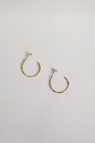 Pistil Medium Brass Earring