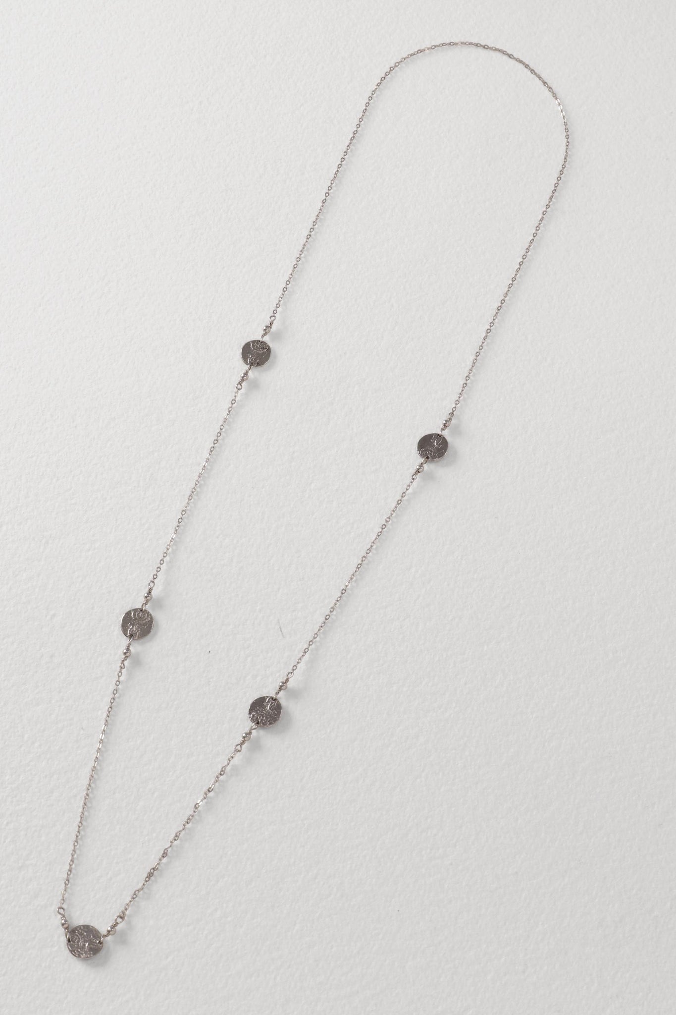 5 Coin Sterling Silver Necklace